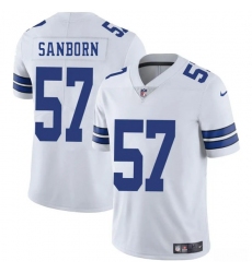 Men's Dallas Cowboys #57 Jack Sanborn White 2025 Vapor Untouchable Limited Football Stitched Jersey