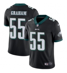 Men's Nike Philadelphia Eagles #55 Brandon Graham Black Alternate Vapor Untouchable Limited Player NFL Jersey
