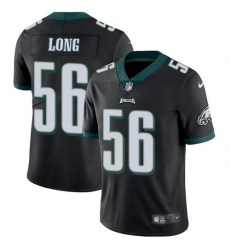 Youth Nike Philadelphia Eagles #56 Chris Long Black Alternate Vapor Untouchable Limited Player NFL Jersey