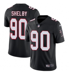 Men's Nike Atlanta Falcons #90 Derrick Shelby Black Alternate Vapor Untouchable Limited Player NFL Jersey