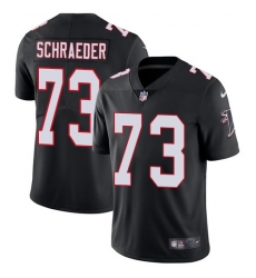 Men's Nike Atlanta Falcons #73 Ryan Schraeder Black Alternate Vapor Untouchable Limited Player NFL Jersey