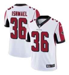 Men's Nike Atlanta Falcons #36 Kemal Ishmael White Vapor Untouchable Limited Player NFL Jersey