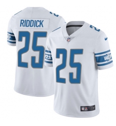 Men's Nike Detroit Lions #25 Theo Riddick Limited White Vapor Untouchable NFL Jersey