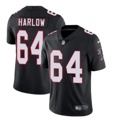 Youth Nike Atlanta Falcons #64 Sean Harlow Black Alternate Vapor Untouchable Limited Player NFL Jersey