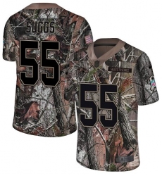 Youth Nike Baltimore Ravens #55 Terrell Suggs Limited Camo Salute to Service NFL Jersey