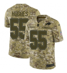 Men's Nike Buffalo Bills #55 Jerry Hughes Limited Camo 2018 Salute to Service NFL Jersey