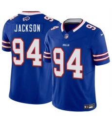 Men's Buffalo Bills #94 Landon Jackson Blue 2025 Draft F.U.S.E. Vapor Untouchable Limited Football Stitched Jersey
