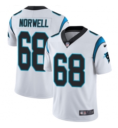 Youth Nike Carolina Panthers #68 Andrew Norwell White Vapor Untouchable Limited Player NFL Jersey