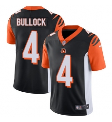 Men's Nike Cincinnati Bengals #4 Randy Bullock Vapor Untouchable Limited Black Team Color NFL Jersey