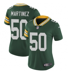 Women's Nike Green Bay Packers #50 Blake Martinez Green Team Color Vapor Untouchable Limited Player NFL Jersey