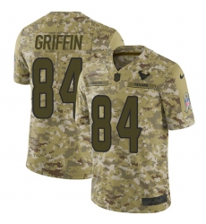 Youth Nike Houston Texans #84 Ryan Griffin Limited Camo 2018 Salute to Service NFL Jersey