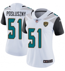 Women's Nike Jacksonville Jaguars #51 Paul Posluszny White Vapor Untouchable Limited Player NFL Jersey