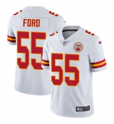 Youth Nike Kansas City Chiefs #55 Dee Ford White Vapor Untouchable Limited Player NFL Jersey