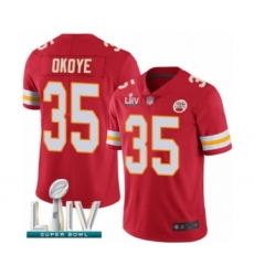 Youth Kansas City Chiefs #44 Dorian O'Daniel White Vapor Untouchable Limited Player Super Bowl LIV Bound Football Jersey